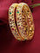 Designer Zircon Gold Plated Bangles