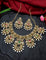 Designer Floral Pattern Zirconia Necklace Set