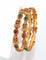 Designer Lakshmi Devi Matt Stone Bangles