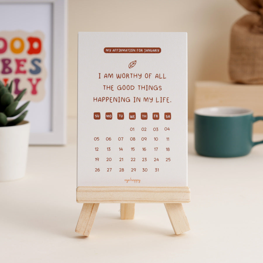 Affirmation Calendar - Set of 5