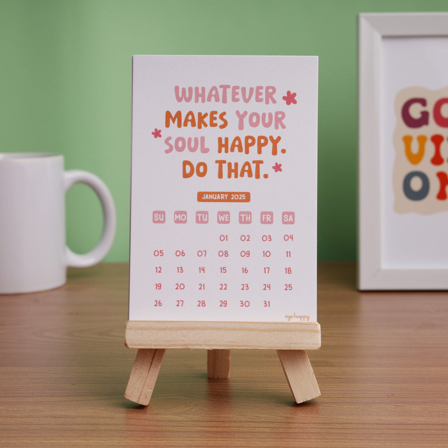 Positive Vibes Calendar - Set of 5