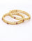 Designer Zircon Gold Plated Bangles ZBGL10949