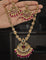 Designer Elegant Ruby Matt Kempu Necklace Set