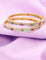 Designer Zircon GJ Plated Bangles ZBGL11046