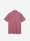 WES Casuals Dusty Pink Slim Fit Polo T-Shirt