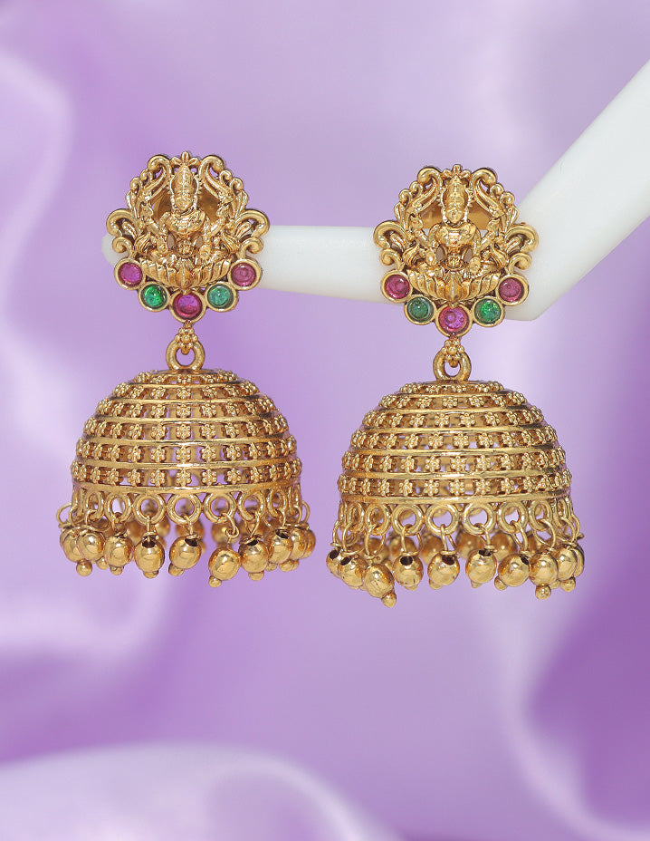 Designer Matt Kempu Jhumka Earrings