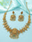 Designer Zirconia Kempu Necklace Set