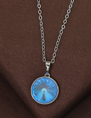 Swarovski Crystal Prism Bloom Chain Pendant