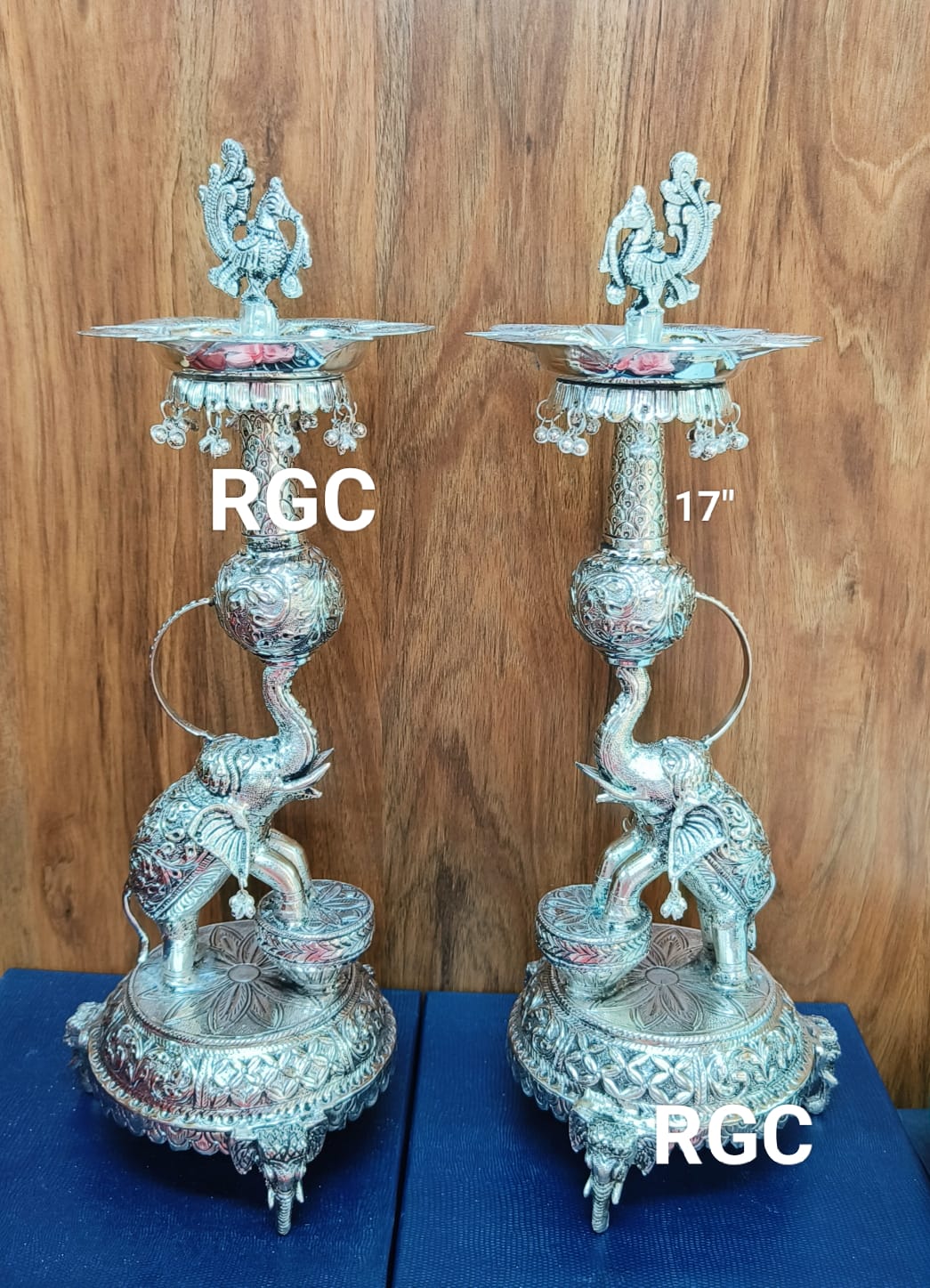 RGC Antique German Silver Diyas