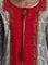 Off-White & Red Printed kurta