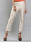 Cream-coloured Ankle-Length Trousers