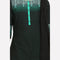 Black & Green 3/4 Sleeve Printed kurta