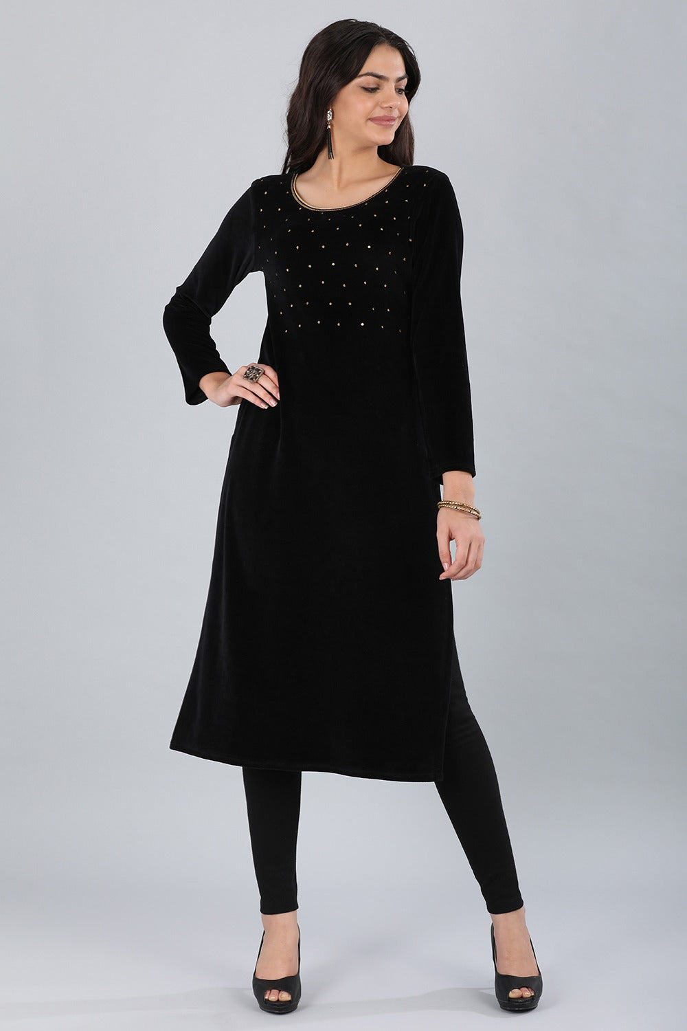 Black kurta