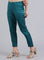 Blue Solid Trousers
