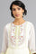 Yellow Round Neck Floral kurta