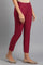 Wine Solid Pants