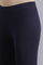 Dark Blue Cotton Jersey Lycra Tights