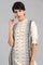 Beige Mandarin Neck kurta