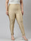 Gold Nylon Stretch Shimmer Churidar