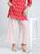 White Woven Viscose Printed Palazzo