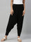 Women Solid Black Patiala Pants