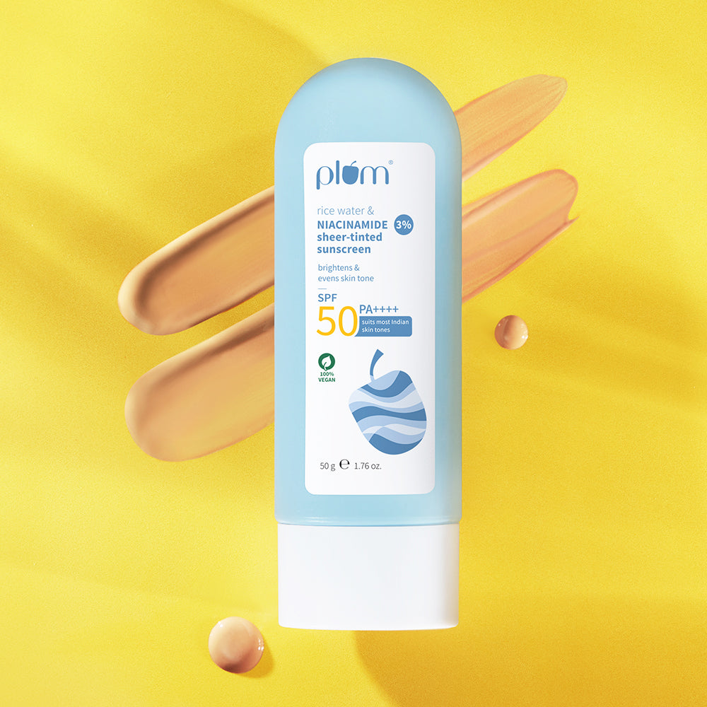 3% Niacinamide & Rice Water SPF 50 Sheer-Tinted Sunscreen | 50 g