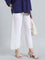 White Cotton Hakoba Palazzo