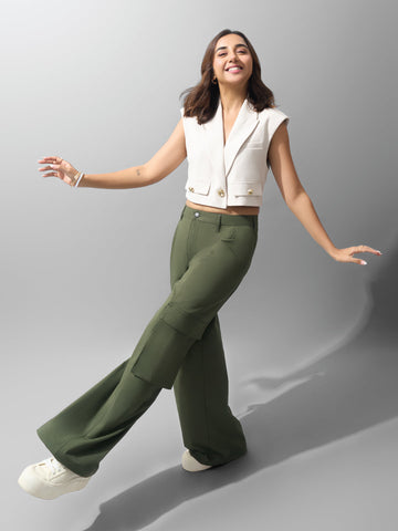 Dark Olive Cargo Pants