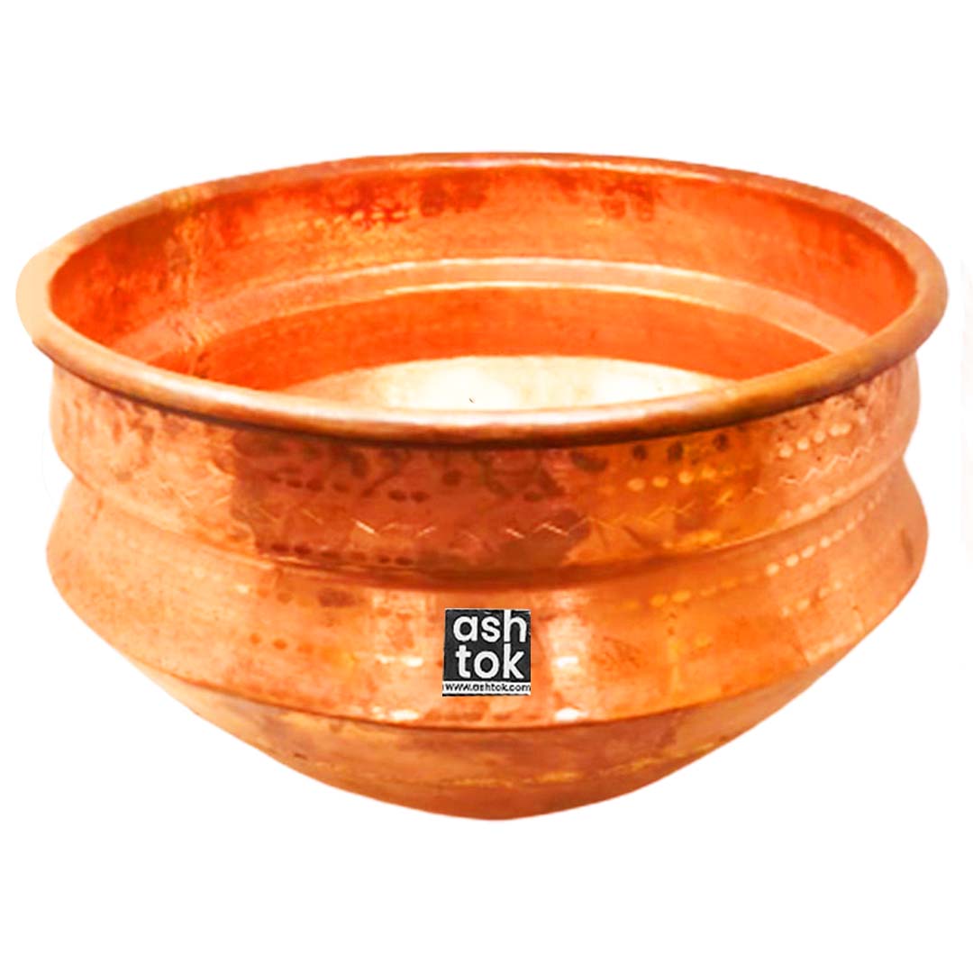 Copper Gangal Big size, Gangalam (18 Inch Diameter)*(12 Inch Height)