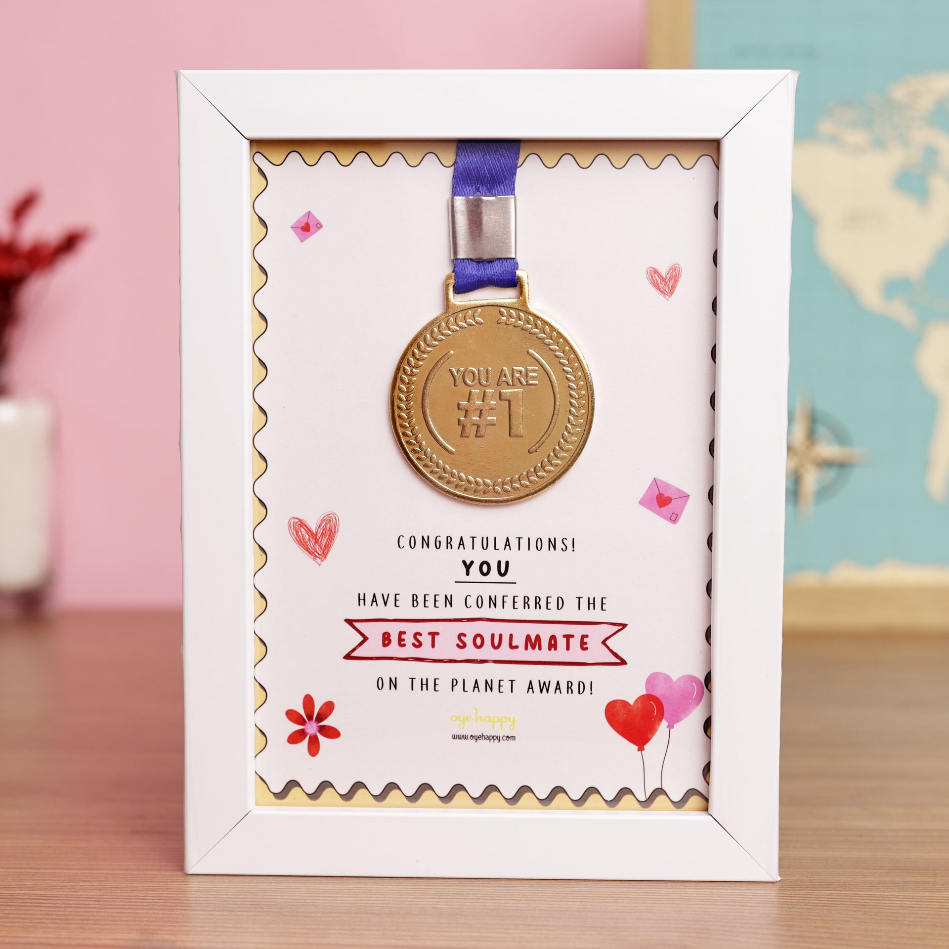 Valentine Medal Frame