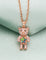 Swarovski Crystal Teddy Bear Chain Pendant