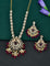 Designer Zirconia Elephant Motif Necklace Set