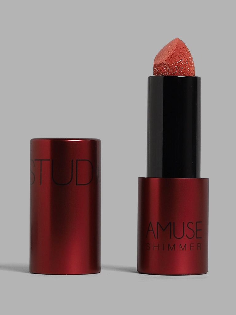 Studiowest Amuse Shimmer 01 Nude Lipstick - 4 g