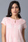 Light Pink Printed Kurta