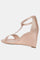 Rose Gold Almond Toe Solid Wedge-Wbeverly