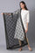 Black Net Dupatta