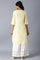 Yellow Embroidered kurta