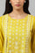 Mustard Yellow Placement kurta