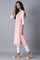 Blush Pink Embroidered Straight kurta