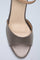 W Pewter Solid Almond Toe Stiletto-Wdove