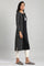 Black Round Neck Winter kurta