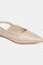 W Beige Embroidered Pointed Toe Flat-Wcharlotte