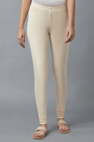 Beige Skin Fit Churidar