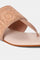 Aurelia Embroidered Blush Round Toe Flat