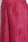 Dark Pink Solid Parallel Pants