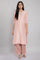 Pink Jacqurd Embroidered kurta