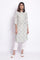 Iceberg Green Floral Print kurta