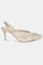 Beige Pointed Toe Embroidered Stiletto-WMARIA