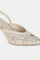 Beige Pointed Toe Embroidered Stiletto-WMARIA