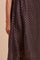 Dark Brown Sleeveless Jacquard kurta